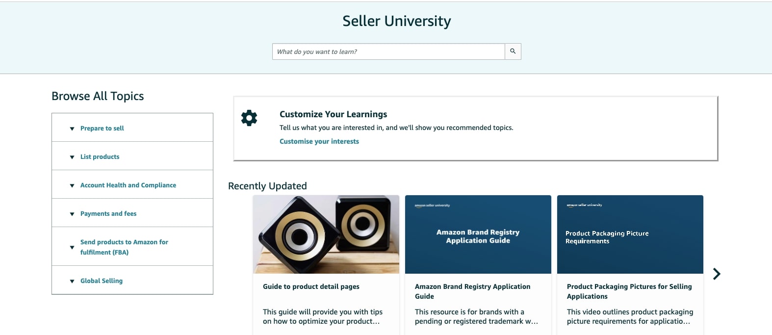 Amazon Seller University
