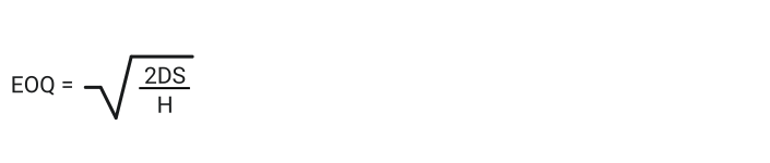 EOQ Formula
